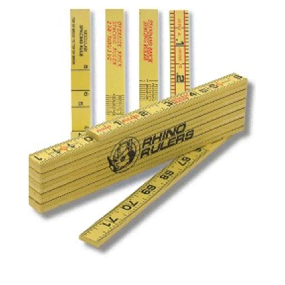 Marshalltown - 6647 - Folding Rule,6-ft,O/S BR.Spacing
