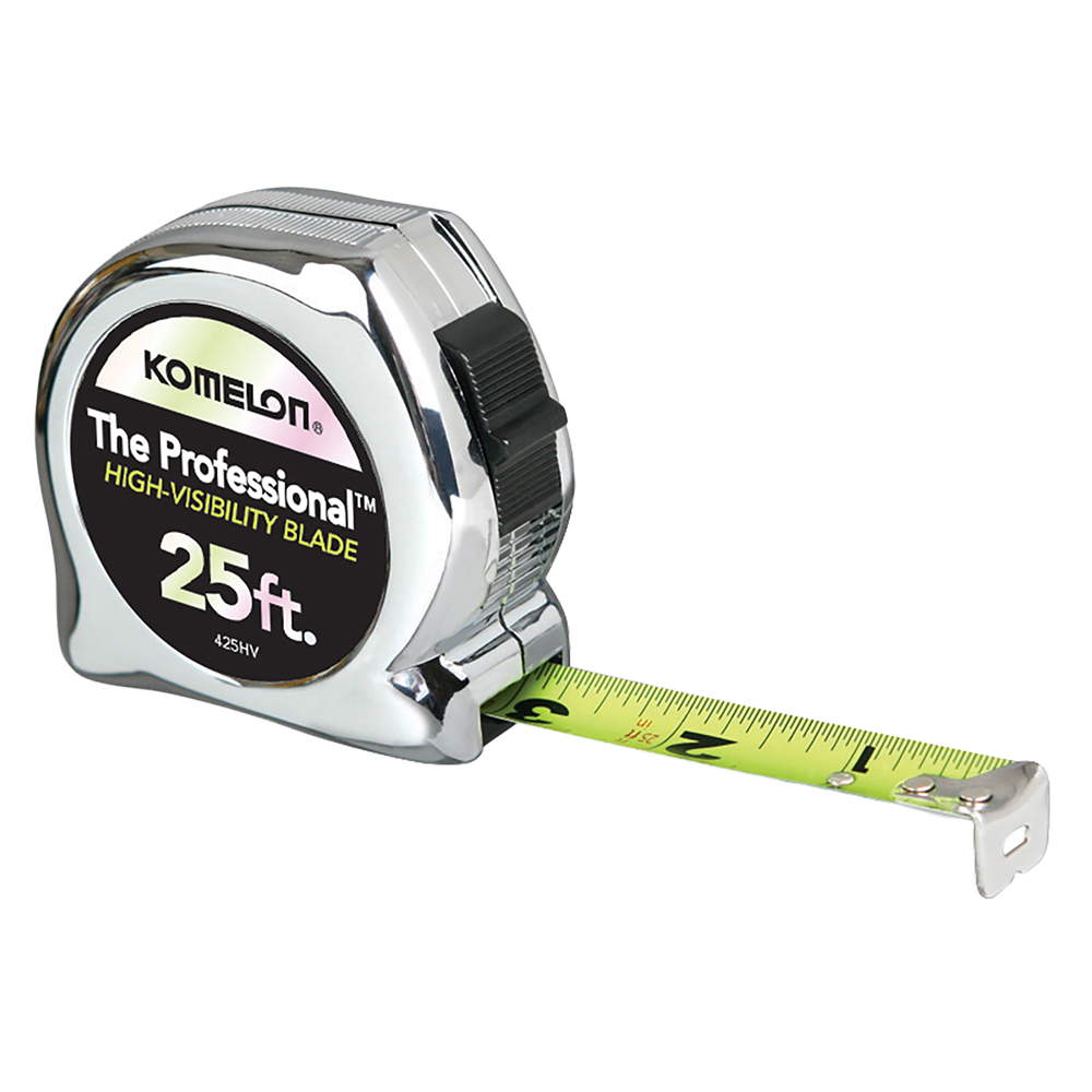 Komelon - 425HV - Chrome Professional 25-ft Tape Measure