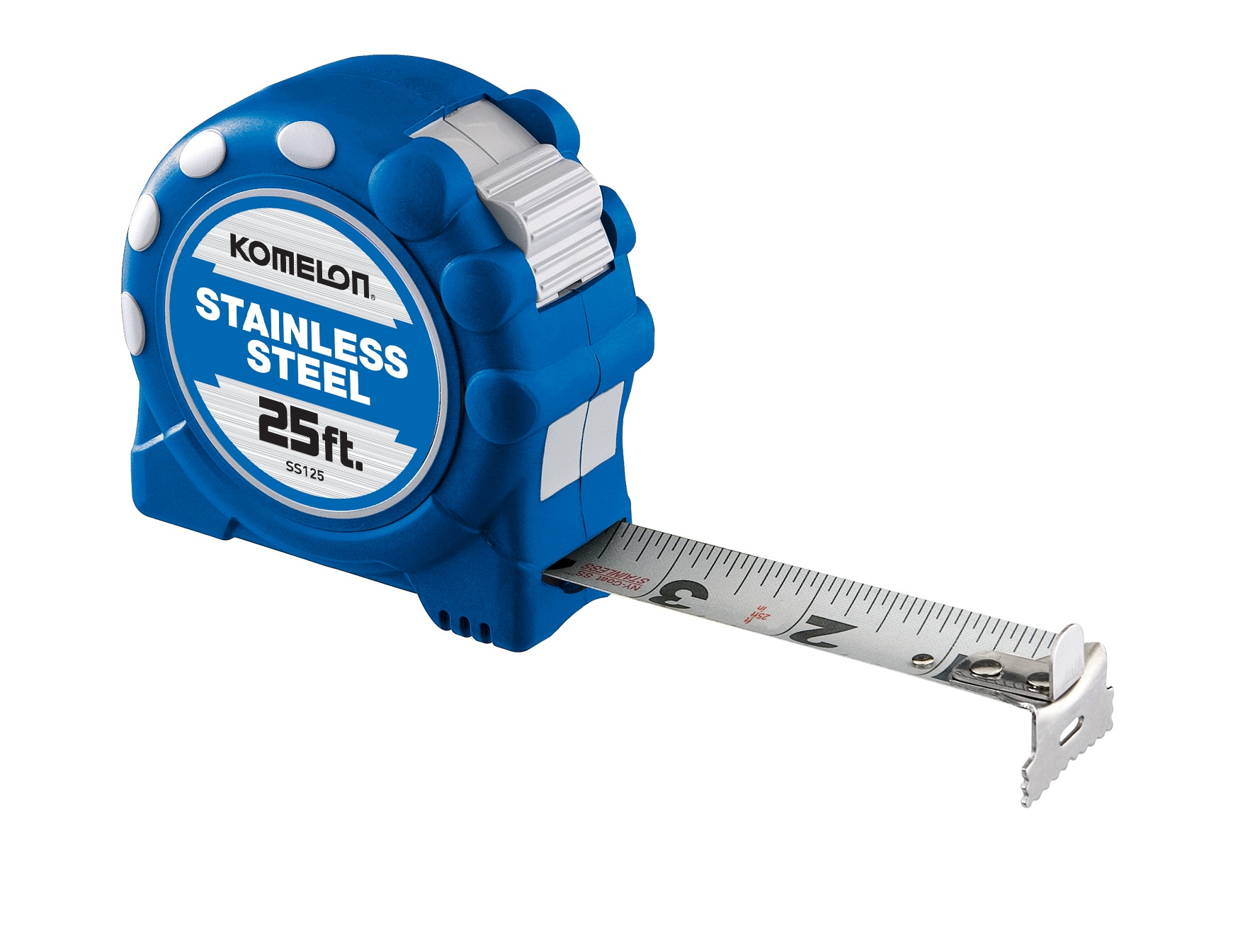 Komelon - SS125 - Stainless Steel Gripper 25-ft Tape Measure