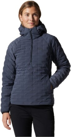 Mountain Hardwear - Stretchdown Light Pullover - Womens - BLUE SLATE