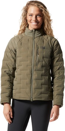 Mountain Hardwear - Stretchdown Jacket - Womens - STONE GREEN