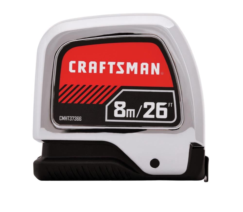 CRAFTSMAN - CMHT37366S - CHROMELOCK 26-ft Auto Lock Tape Measure