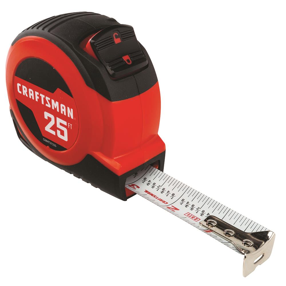 CRAFTSMAN - CMHT37225S - SELF-LOCK 25-ft Auto Lock Tape Measure