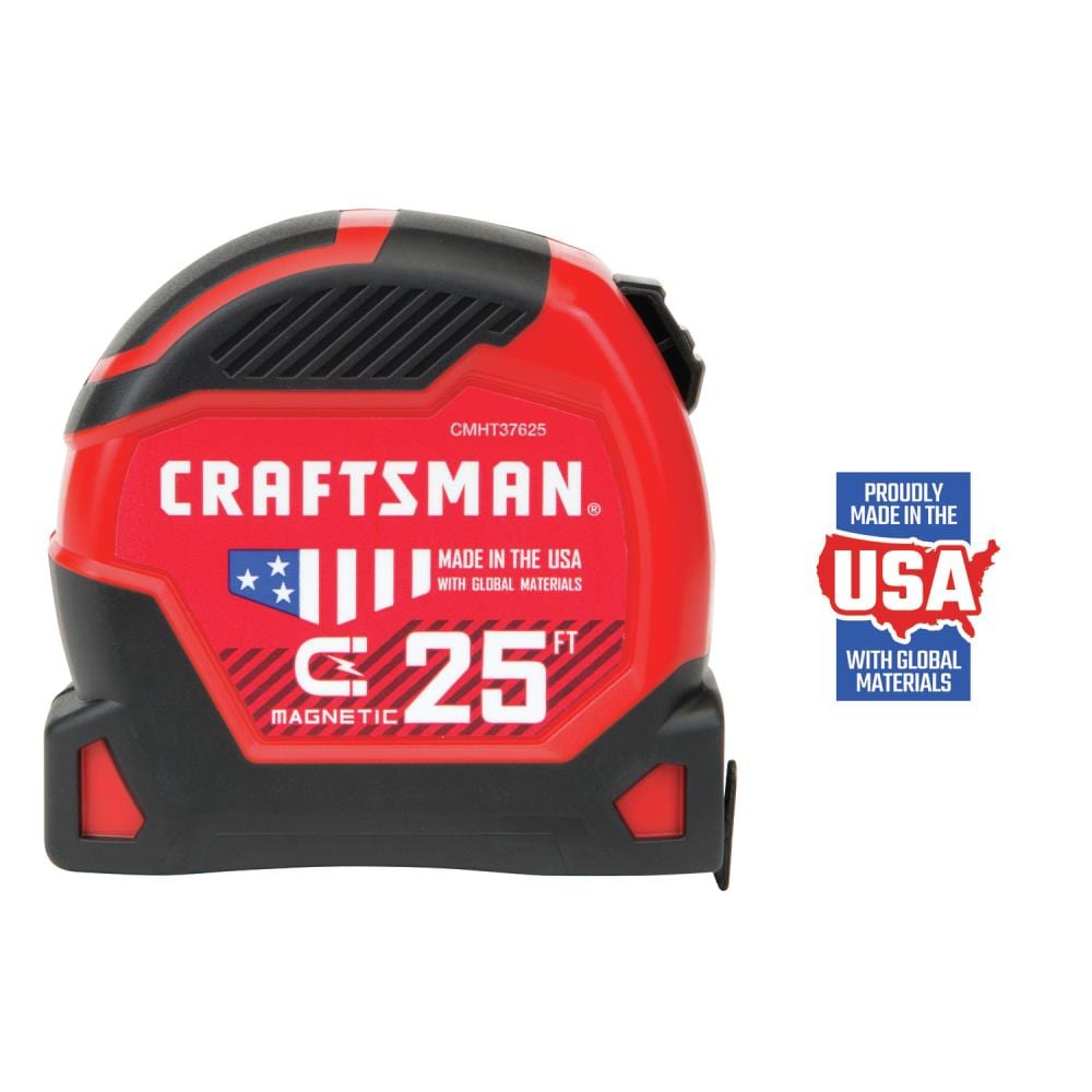 CRAFTSMAN - CMHT37625S - PRO-11 MAG 25-ft Magnetic Tape Measure