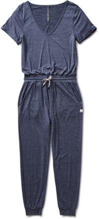 Vuori - All Day Romper - Womens - AZURE HEATHER