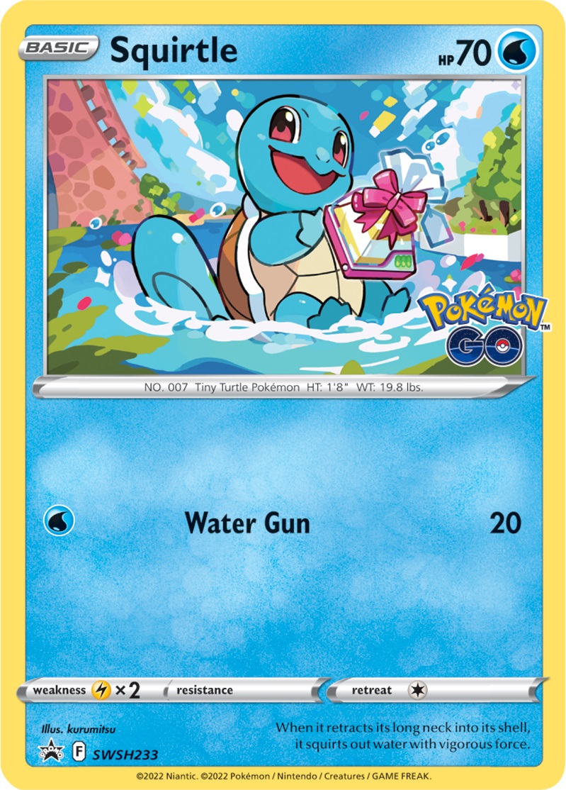 Squirtle - SWSH233 - SWSH Black Star Promos