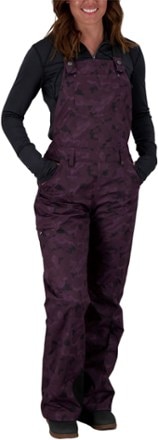 Obermeyer - Malta Bib Snow Overalls - Womens - MAGNETIC CAMO