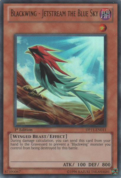 Blackwing - Jetstream the Blue Sky - DP11-EN011 - Ultra Rare - 1ere edition // Duelist Pack 11: Crow