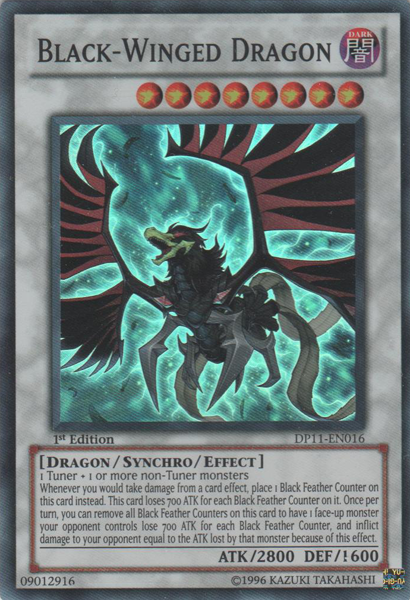 Black-Winged Dragon - DP11-EN016 - Super Rare - 1st Edition