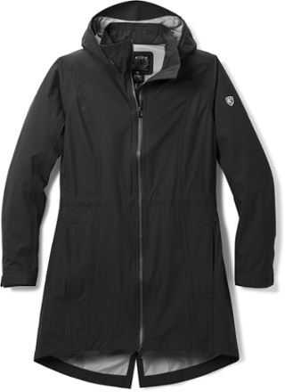 KUHL - Jetstream Trench Coat - Womens - RAVEN