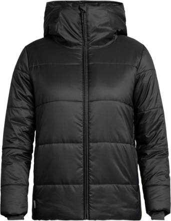 Icebreaker - Collingwood Hooded Insulated Jacket - Womens - BLACK