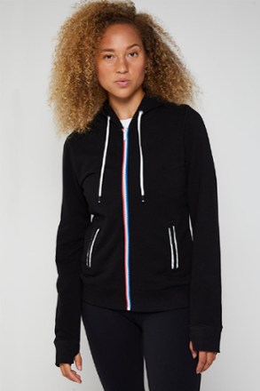 Fourlaps - Rush Full-Zip Hoodie - Womens - BLACK