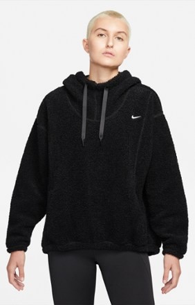 Nike - Therma-FIT Pullover Training Hoodie - Womens - BLACK/WHITE