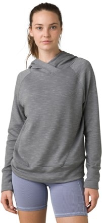 prAna - Sunrise Hoodie - Womens - HEATHER GREY