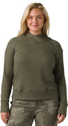 prAna - Sunrise Hoodie - Womens - RYE GREEN