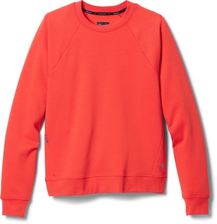 Janji - Circuit Knit Crew Pullover - Womens - CARDINAL