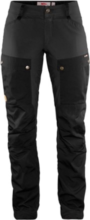 Fjallraven - Keb Trousers - Womens - Curved Fit - BLACK/STONE GREY