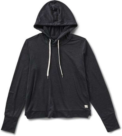 Vuori - Halo Essential Hoodie - Womens - BLACK HEATHER