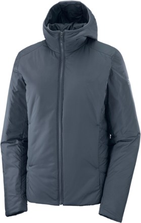 Salomon - Outrack Insulated Hoodie - Womens - EBONY