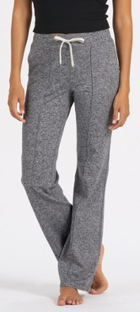 Vuori - Halo Wideleg Pants - Womens - HEATHER GREY