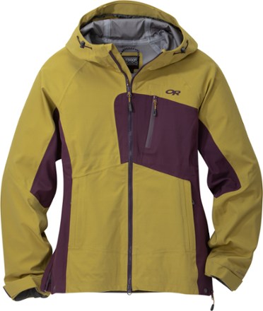 Outdoor Research - Skyward II Jacket - Womens - LICHEN/BLACKBERRY