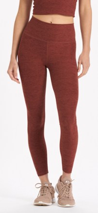 Vuori - Clean Elevation Leggings - Womens - BRICK HEATHER