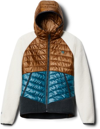 Mountain Hardwear - Altius Hybrid Hoodie - Womens - GOLDEN BROWN