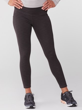 prAna - Becksa 7/8 Leggings - Womens - BLACK HEATHER