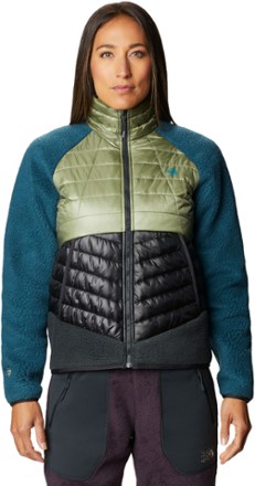 Mountain Hardwear - Altius Hybrid Jacket - Womens - FIELD