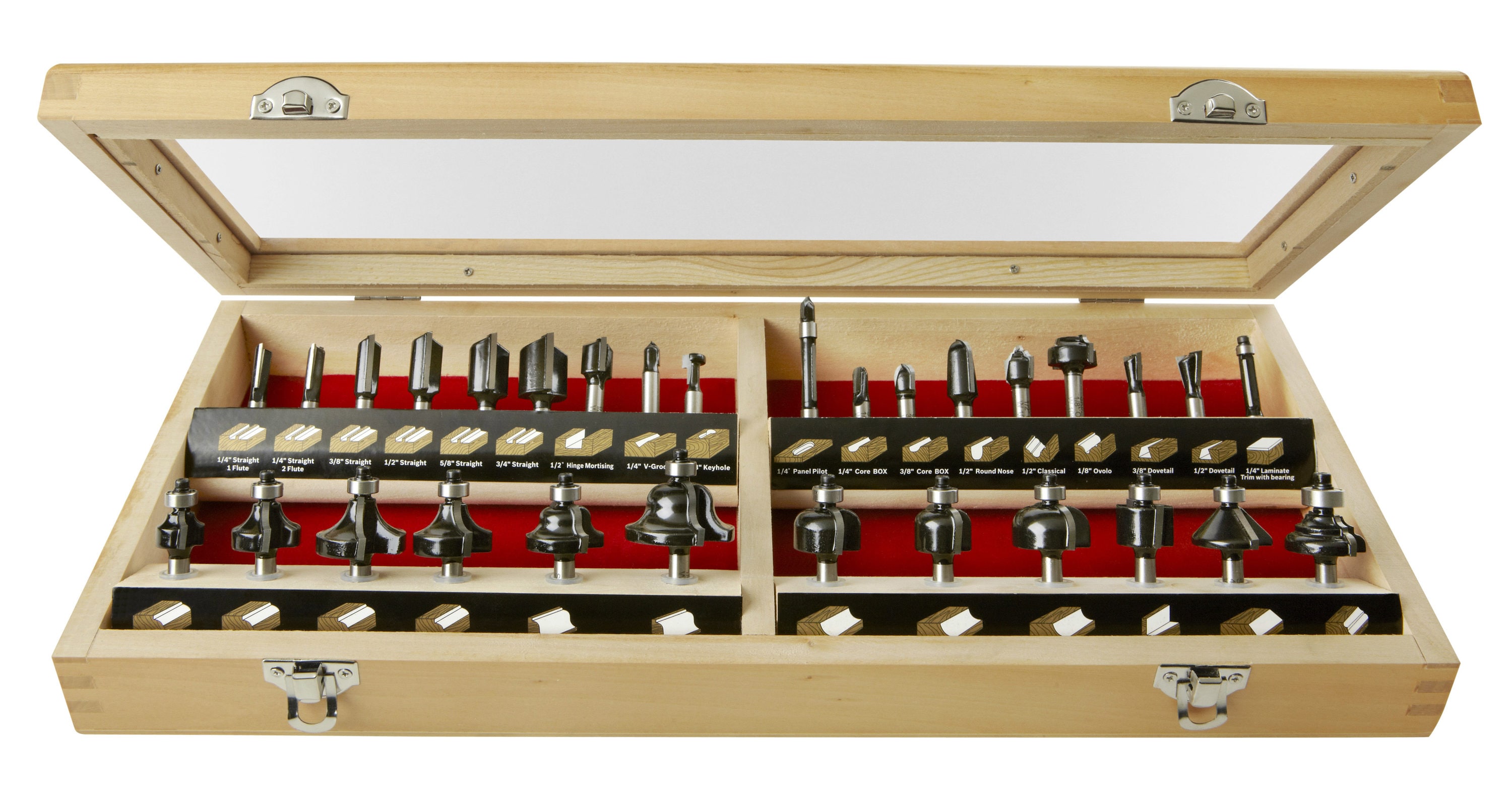 SKIL - 91030 - 30-Piece Carbide-Tipped Router Bit Set