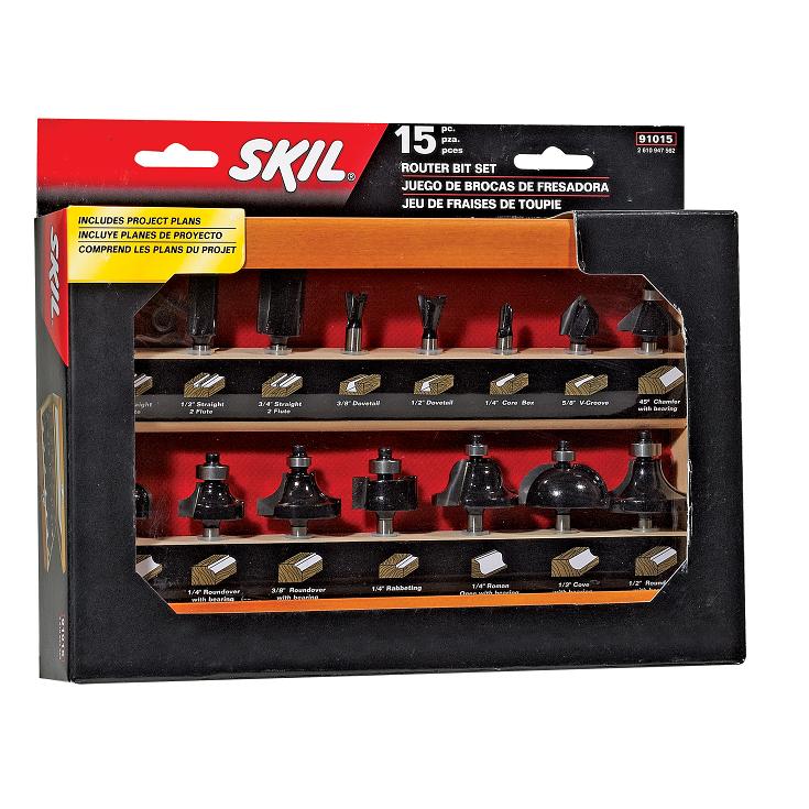 SKIL - 91015 - Router Bit Set