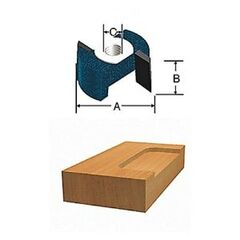 Bosch - 85249MC - 3/8-in Carbide-Tipped Straight Router Bit
