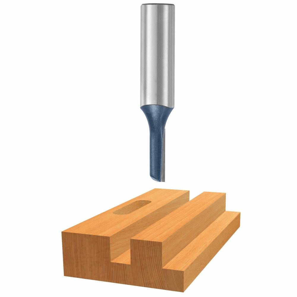Bosch - 85409M - 3/8-in Carbide-Tipped Straight Router Bit