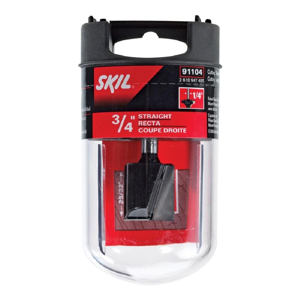 SKIL - 91104 - 3/4-in Carbide-Tipped Straight Router Bit