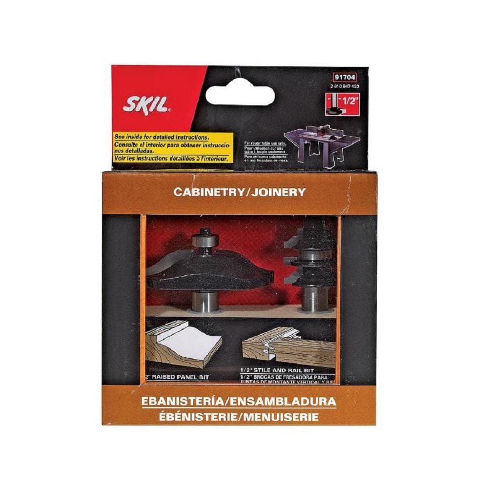 SKIL - 91704 - Carbide-Tipped Router Bit Set