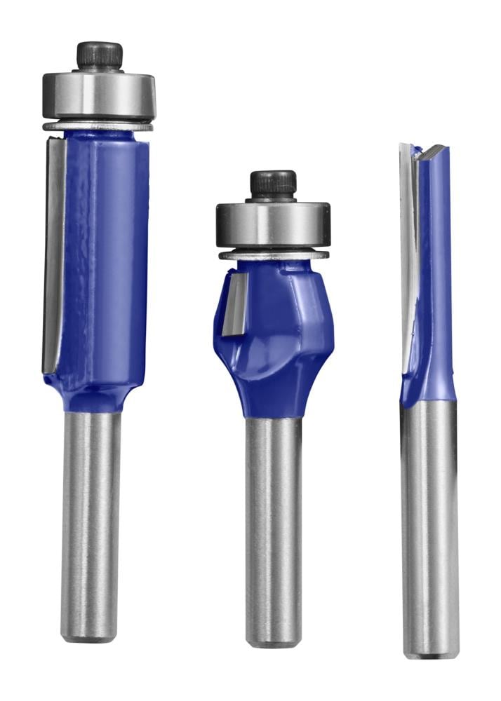 IRWIN - 1901034 - 3-Piece Carbide-Tipped Router Bit Set