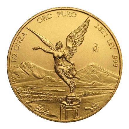 2021 1/2 oz Mexican Gold Libertad Coin