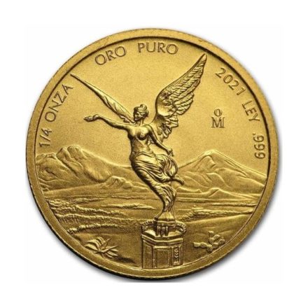2021 1/4 oz Mexican Gold Libertad Coin