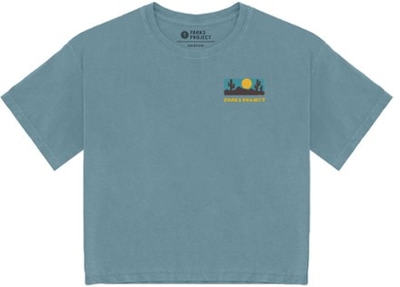 Parks Project - Adventure Responsibly T-Shirt - Womens - ICE BLUE