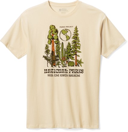 Parks Project - Feel the Earth Breathe T-Shirt - NATURAL