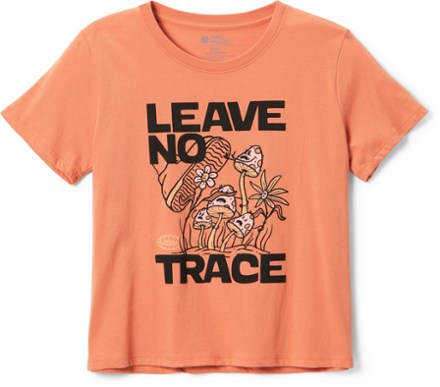 Parks Project - Leave No Trace T-Shirt - Womens - TERRACOTTA