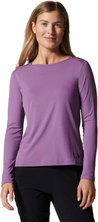 Mountain Hardwear - Wicked Tech Long-Sleeve T-Shirt - Womens - VERVAIN