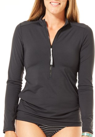 Carve Designs - Cruz Rashguard - Womens - BLACK