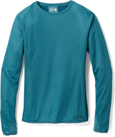 Mountain Hardwear - AirMesh Long-Sleeve Crew Top - Womens - CASPIAN