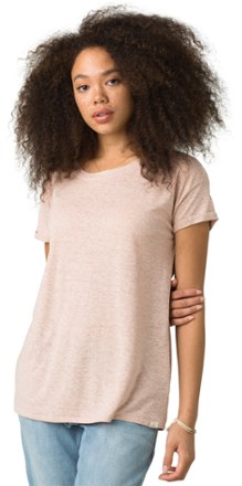 prAna - Cozy Up T-Shirt - Womens - CHAMPAGNE HEATHER
