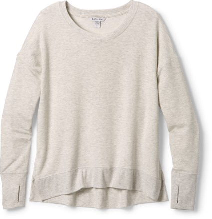 Athleta - Coaster Luxe Sweatshirt - Womens - FOG GREY HEATHER
