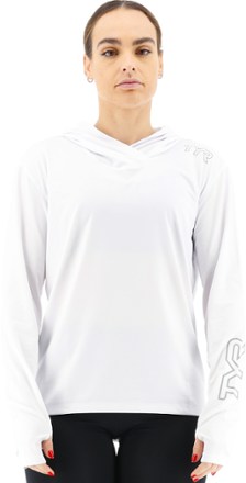 TYR - SunDefense Hooded Shirt - Womens - WHITE