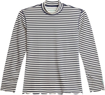Carve Designs - Clearwater Sun Shirt - Womens - NAVY STRIPE