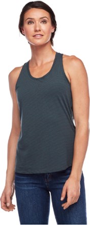 Black Diamond - Splitter Tank Top - Womens - CARBON STRIPE