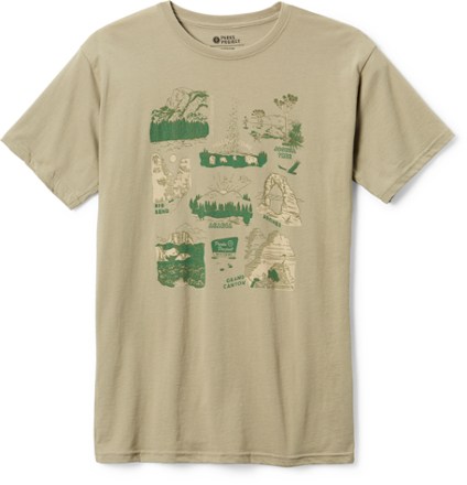 Parks Project - National Park Welcome T-Shirt - KHAKI